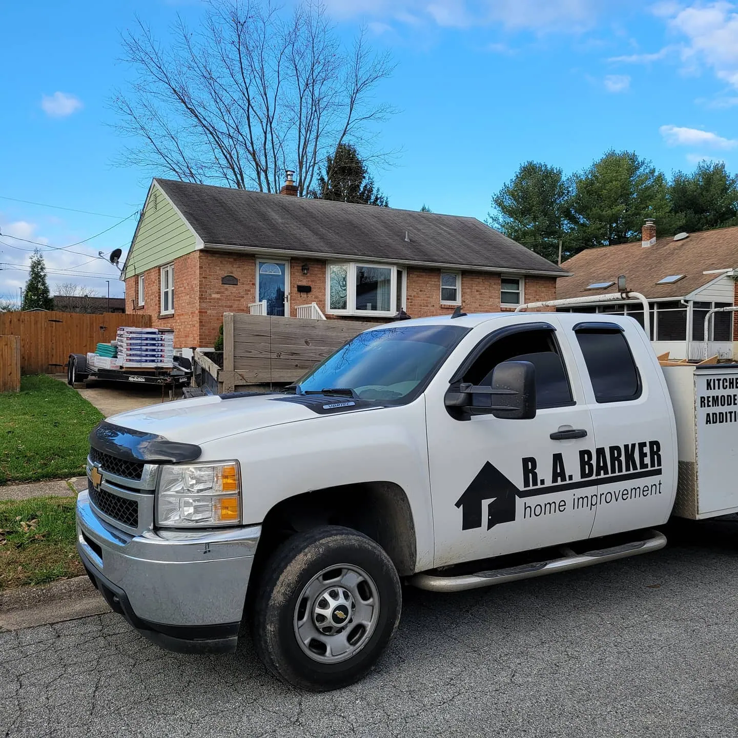 RA Barker truck