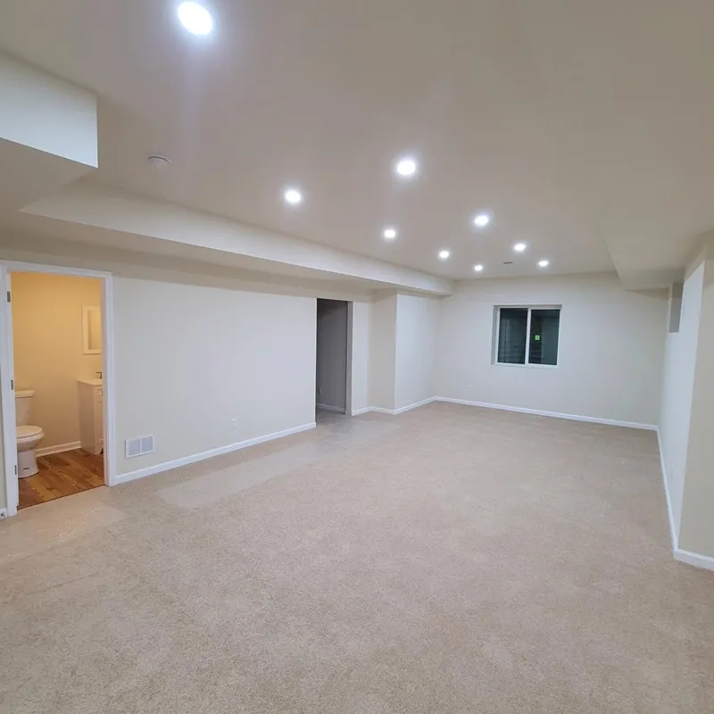 Basement renovation — after