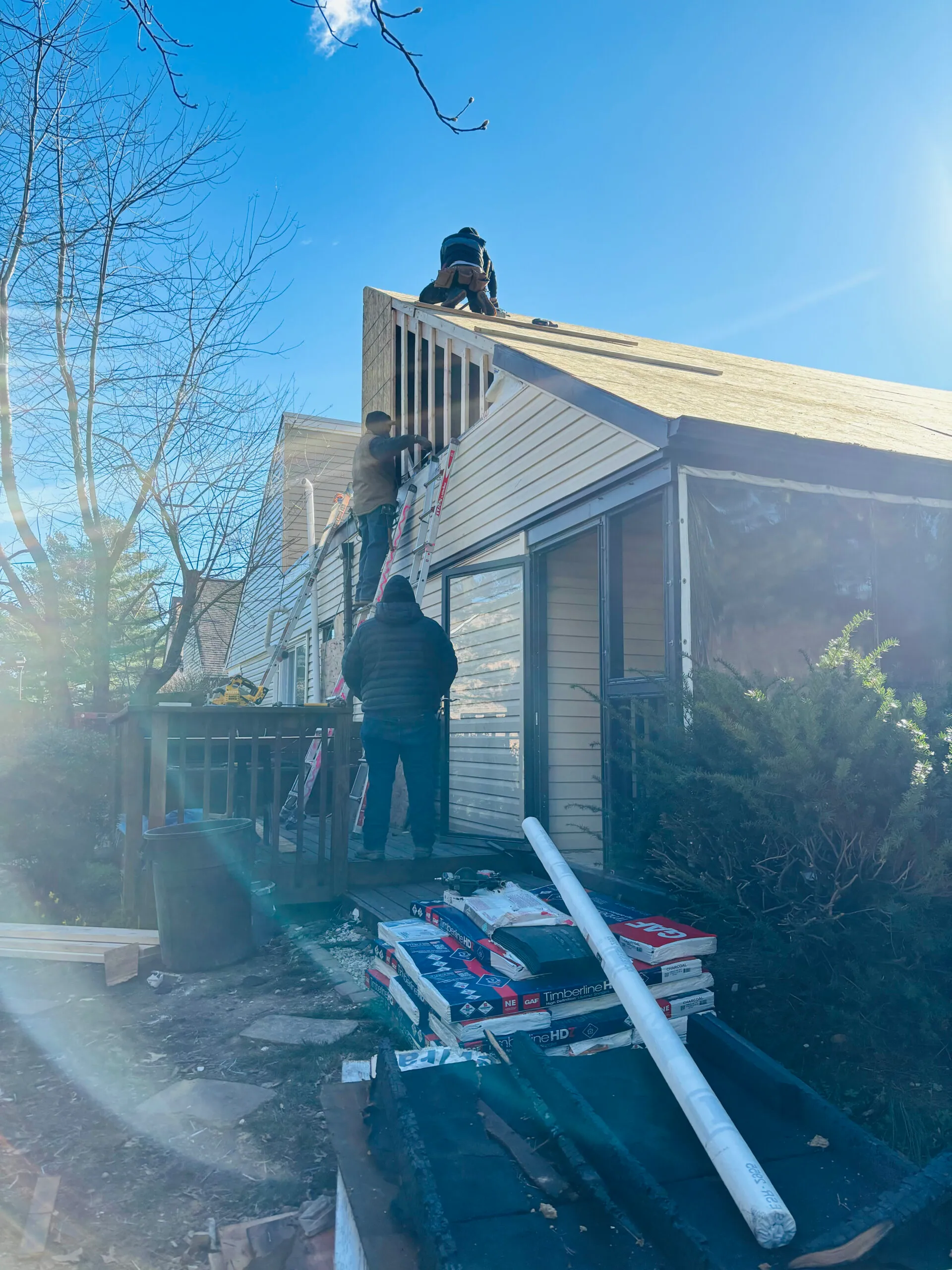 RA Barker contractor on site